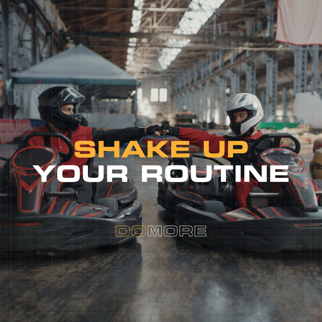 Shake up your routine campaign artwork